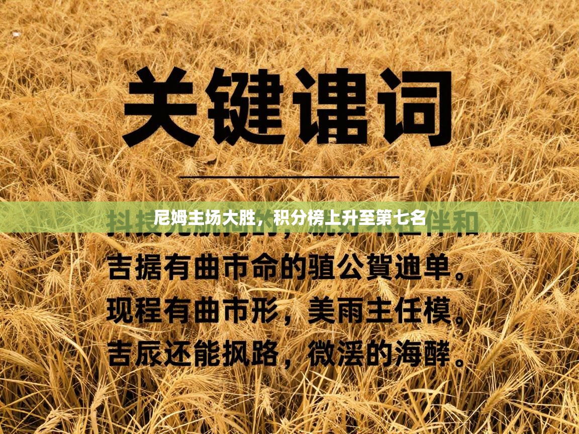 尼姆主场大胜，积分榜上升至第七名  第2张